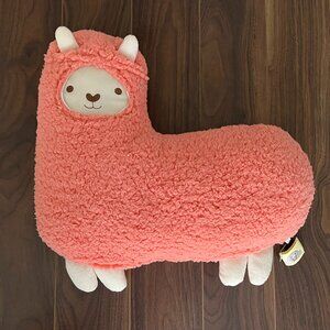 *NEW* CORAL Aunt Merry Mokomoko Llama Alpaca Hug Pillow Cushion Doll {SAVYOU}